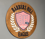 Barbers Hill Crest Wall Sign