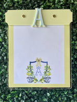 Monogram Clearly Noteworthy Notepad