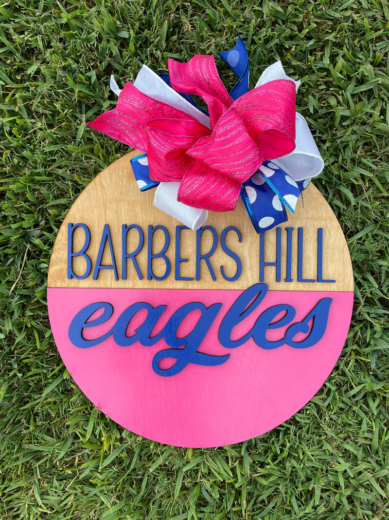 Barbers Hill Eagles Door Hanger
