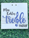 Teacher Admin Personalized Sign