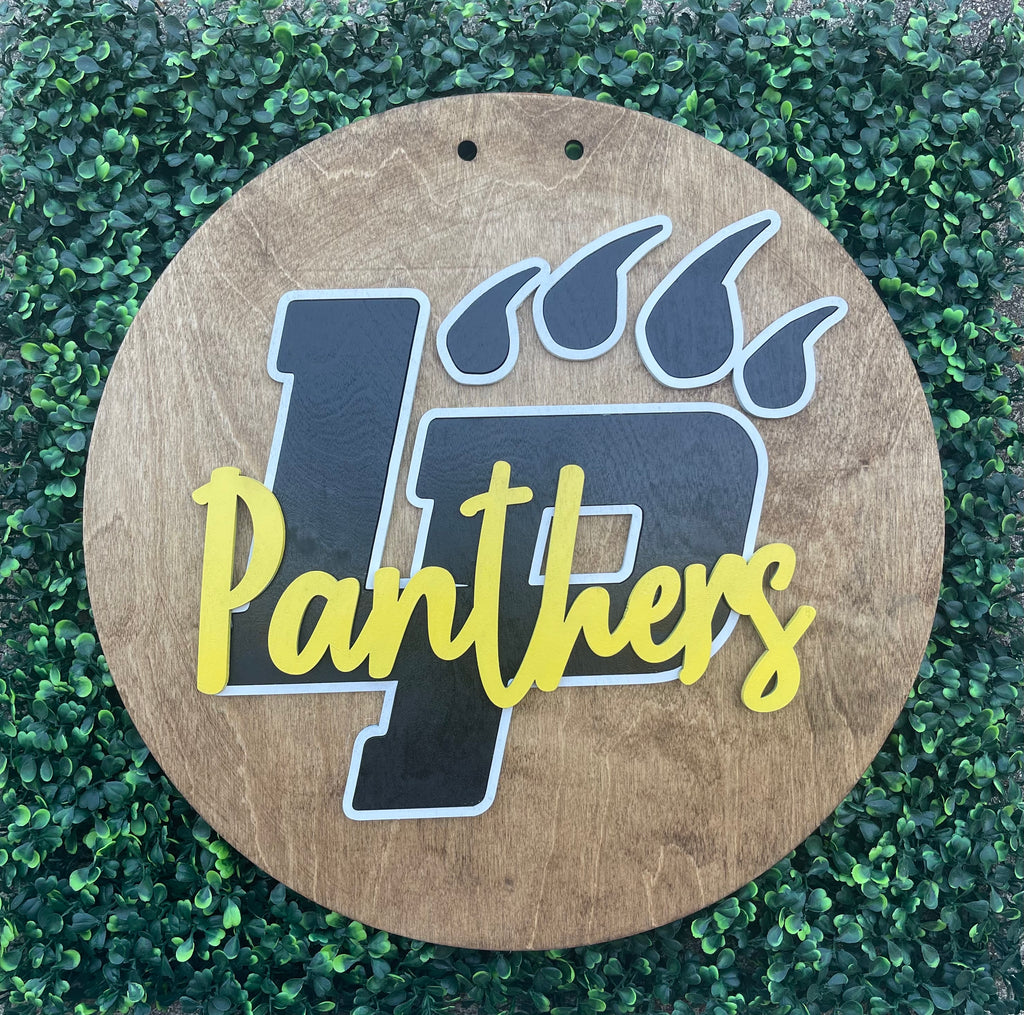 Liberty Panthers Door Hanger