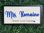 Last Name Personalized Sign