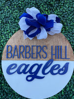 Barbers Hill Eagles Door Hanger