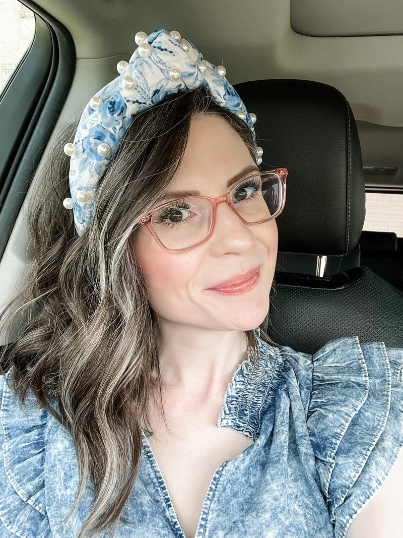 Indigo Garden Headband